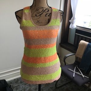 Gorgeous summer tank in bright colors like new